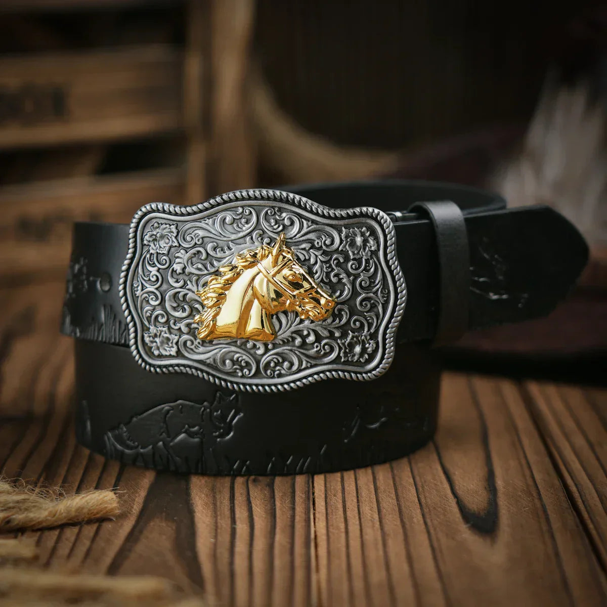 Cinto Cavalo Nobre em Couro Premium – Esporatto