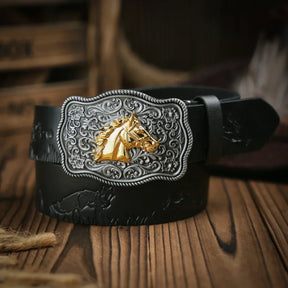 Cinto Cavalo Nobre em Couro Premium – Esporatto