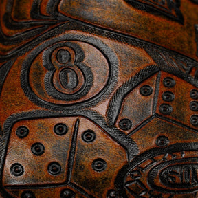 Bota Desenhada Artesanal - Baralho