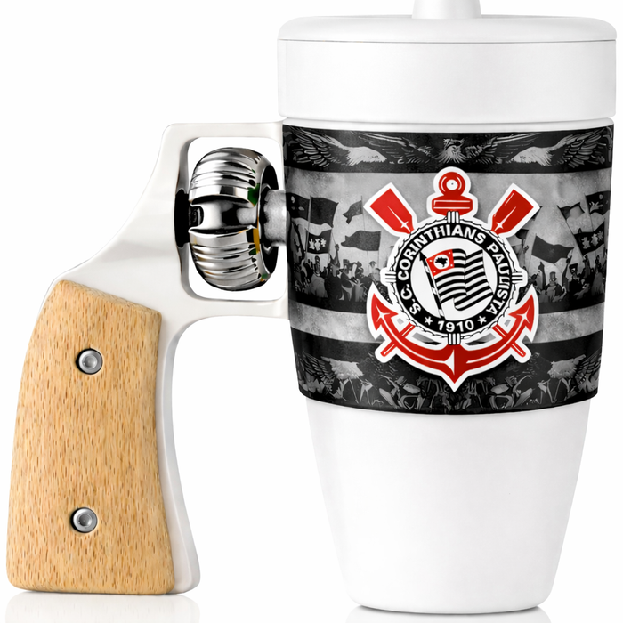 Caneca Térmica Rústica - Corinthians